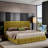 Bertile Upholstered Metal Wingback Storage Bed-1065695948-1068251215