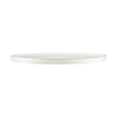 Canvas Home Abbesses Colored Rim Porcelain Serving Platter