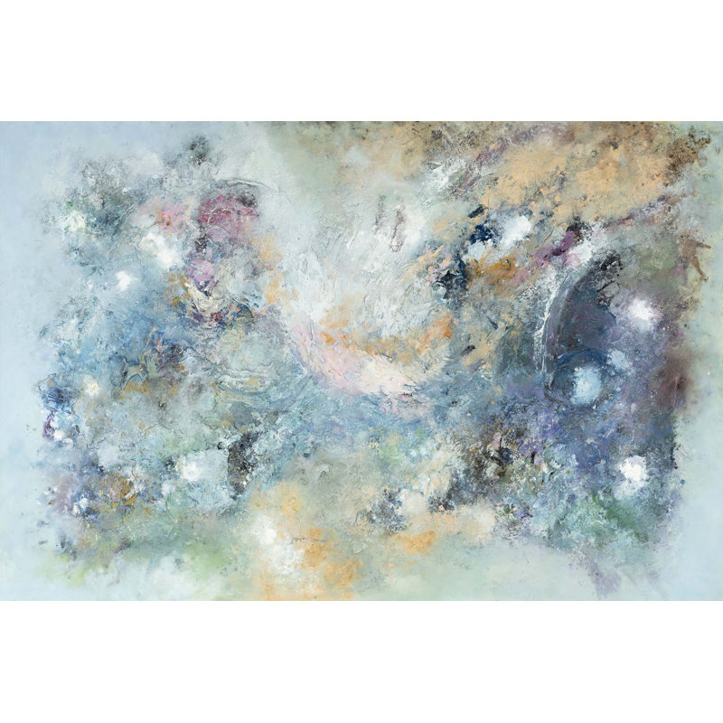 Blue Abstract Print by Lara Brooke
