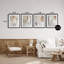 Layered Blush Abstracts, ensemble de 4 reproductions encadrées sous verre, design par Riley B-109388102-109388103
