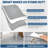 Modern Machien Washable Rugs for Living Room Ultra-Soft Geometric Bordered Indoor Rug, Non Shedding Low Pile Bedroom Carpet, Contemporary Floor Mats for Nursery-337464417-343292050