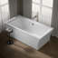 Stargaze® 72" x 36" Freestanding Heated Bubblemassage Air Bath with Fluted Shroud-1095900071