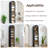 70" Arched Narrow Bookcase-647185860