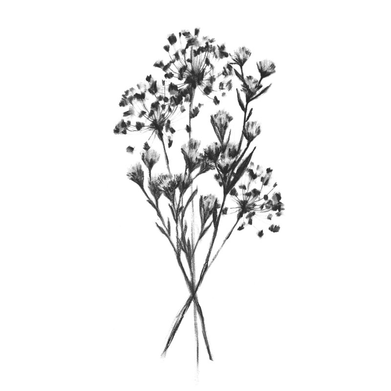 "Wild Roadside Bouquet I" par Emma Scarvey, reproduction d'art sur toile tendue résistante aux rayons UV, H 30 po x l 20 po
