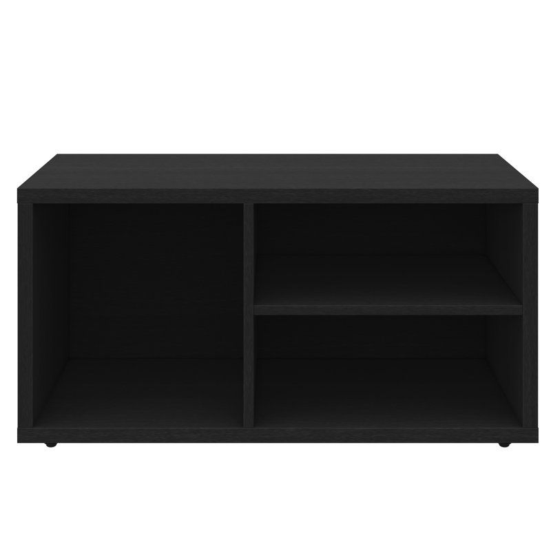 Banc de rangement pour chaussures Porto, Noir