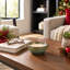 Bougie décorative en forme de bol décoratif en céramique avec poignées-126018660