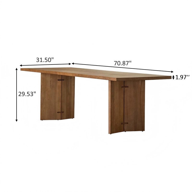 Table de conférence 70,87 po, 29.53" H x 70.87" W x 31.5" D