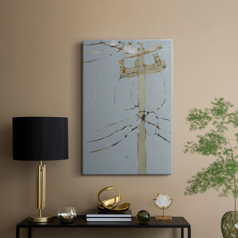 Wires V -Custom Wrapped Gallery Cavas, 18" H x 12" W