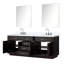 Ensemble de meuble-lavabo double 84 "avec miroir 84"-82319062-82319064