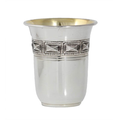 Tasse giddush à carrés choshen