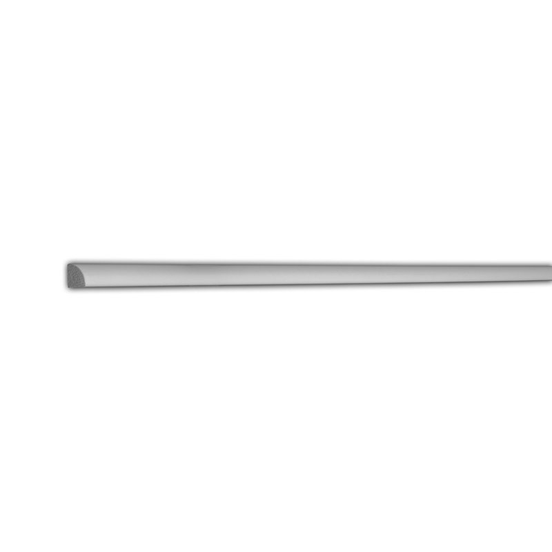 Plastic 0.75'' W x 96'' L Wall Base in Primed White (Set of 8)