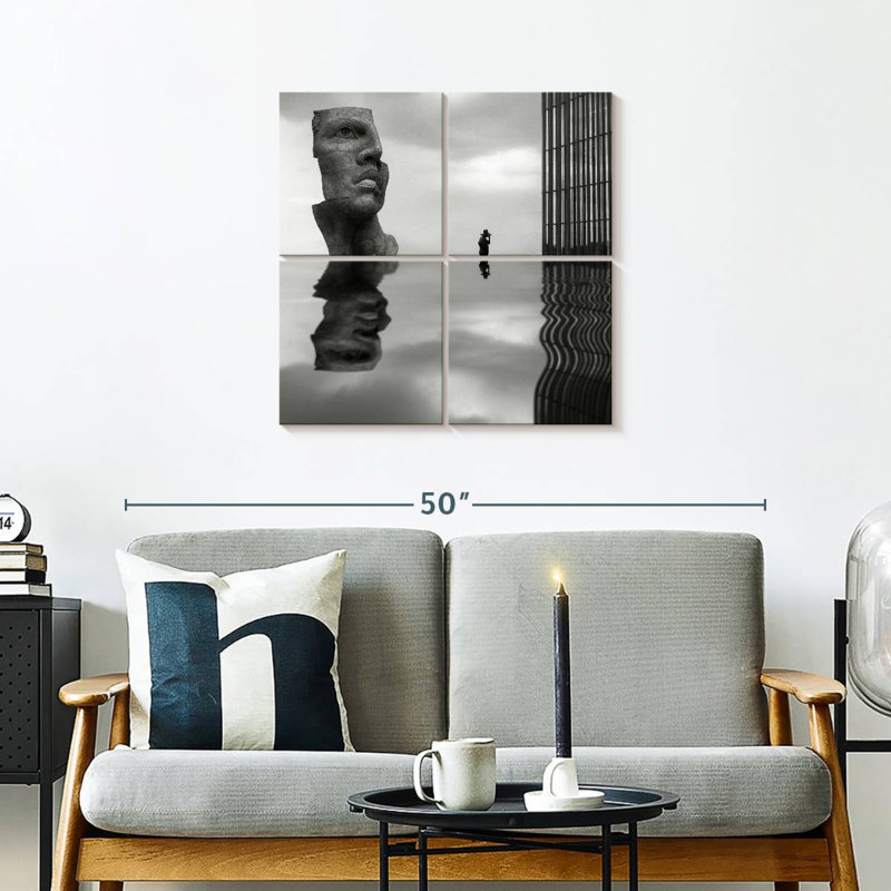 Leisha Face Reflection, 26" H x 26" W
