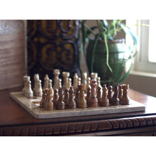 Luxury Chess Set, Premium Unique Wooden Mahogany & Ash Solid Wood