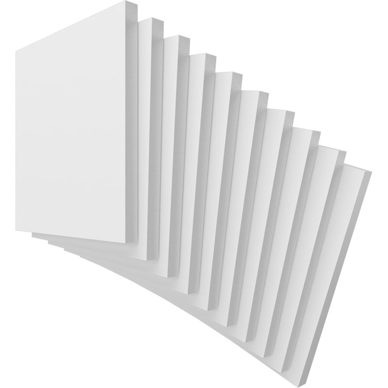 Panneaux de loisirs en PVC, H 7,75 po x l 7,75 po x P 0,5 po