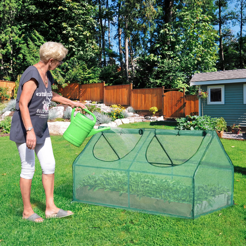 6'X3'x3' Mini Greenhouse, Green