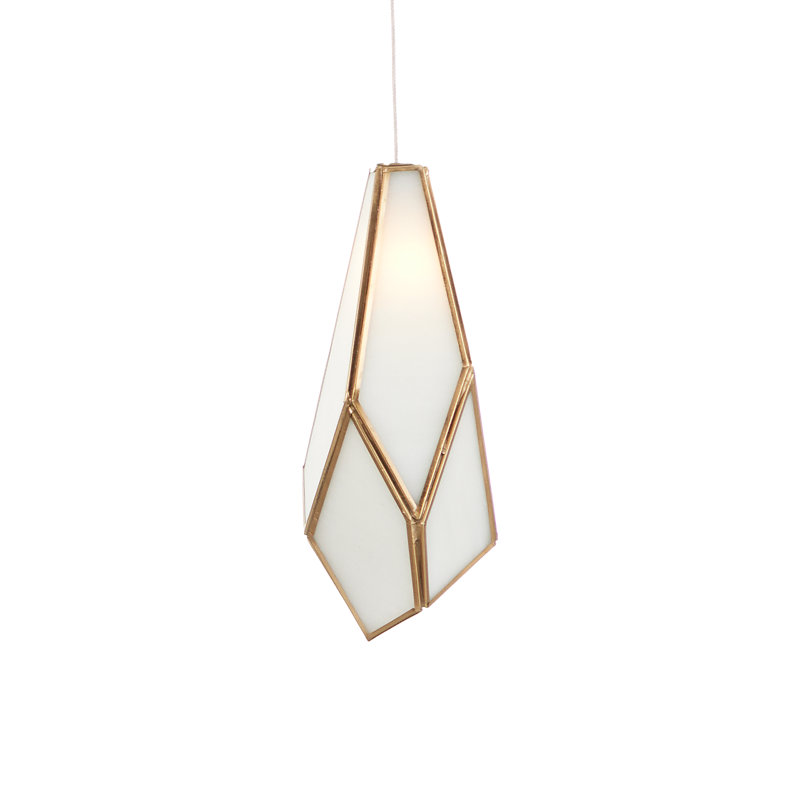 Luminaire suspendu 3 lumières Glace White