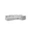 Canapé modulaire rembourré avec coussins-1342472407