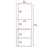 Bathroom Cabinet, Two Interior  Shelves, Two External Shelves, Single Door Cabinet -Light Gray-1729199985