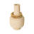 Contour Large Ecomix Table Vase with Wooden Ring Accents and Matte Finish-123273976-123273977