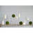 Faux Boxwood Decorative Spheres Set of 4 6" Green