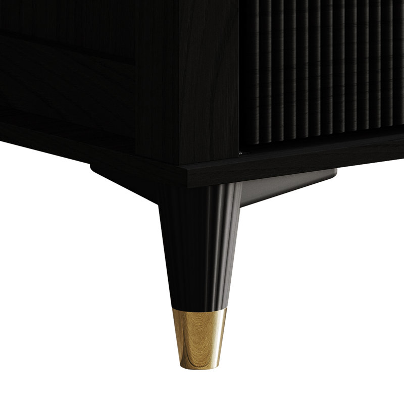 NIGHTSTAND IN BLACK, Black