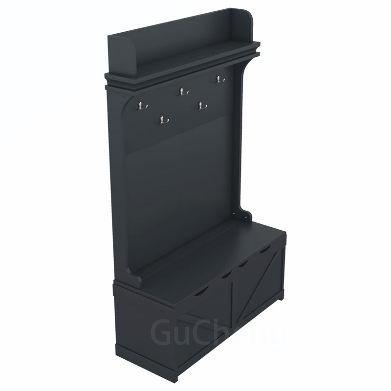 Versatile Hall Tree with Storage and Hooks for Entryways, Enhancing Home Decor