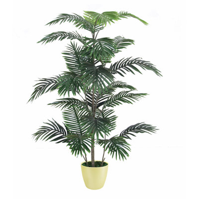 Faux Palm Plant in Planter