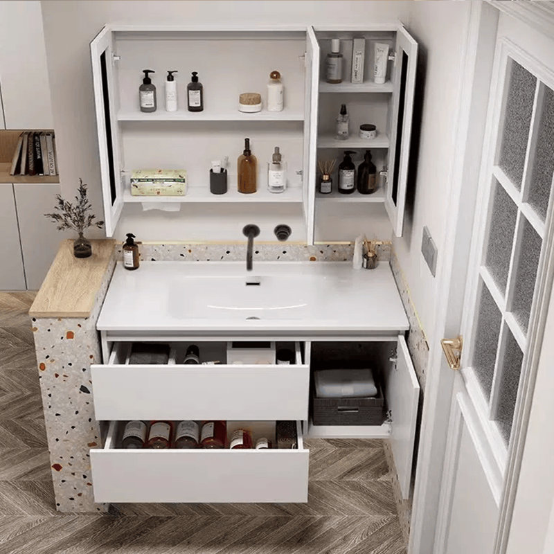 Armoire de salle de bain simple et moderne