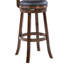 Tabouret pivotant en similicuir cappuccino Pembrely Row