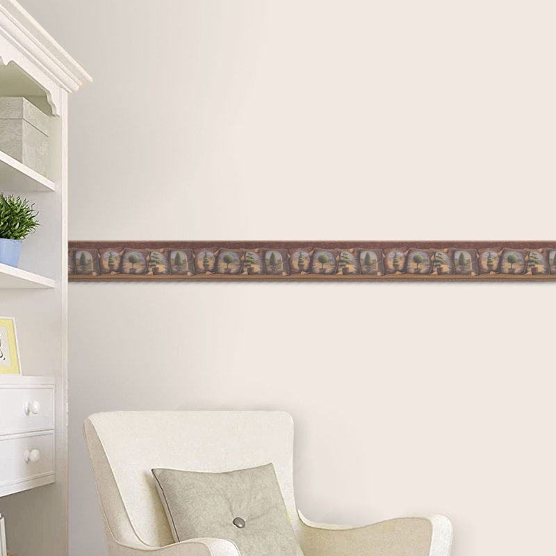 Bordure de papier peint L 15 pi x l 9 po Katiuska