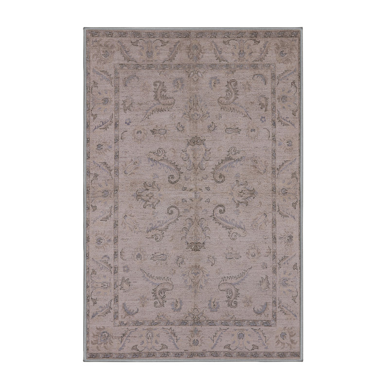 Tapis oriental beige Isaha, Rectangle 2 pi x 4 pi