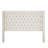 Button Upholstered Headboard For Queen Bed, Double Nailhead Trim, Metal Legs With Adjustable Height, Fabric Headboard, Size Tufting And Height-1080193550