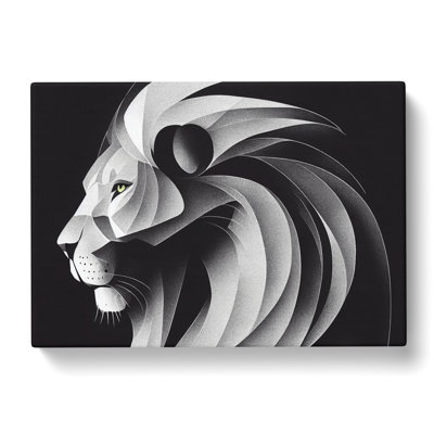 Exclusive Abstract Lion - Wrapped Canvas Print