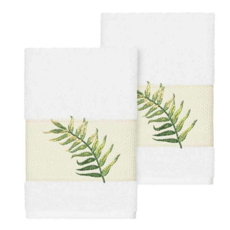 Zoe Turkish Cotton Hand Towel, White