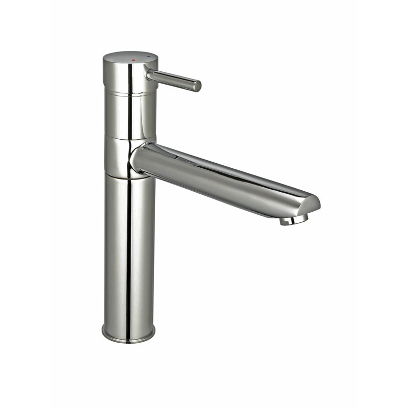 Single Lever Monobloc Tap, Brushed Steel