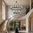 24-lights Chandelier,wagon Wheel Chandelier With Glass Shade-1142235921