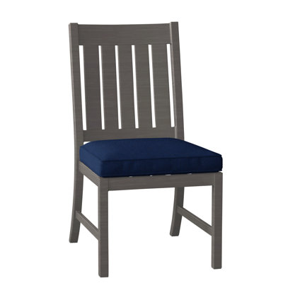 Chaise d'appoint club / croquet en aluminium - Gris ardoise