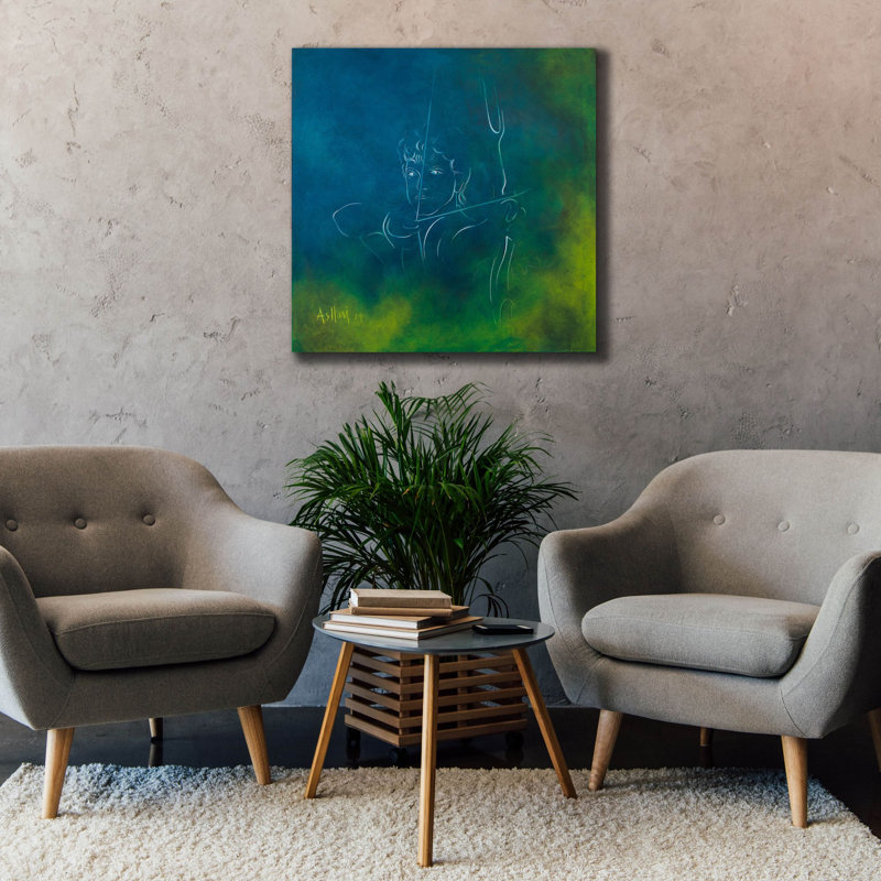 'Sagittarius' by Sam Asllani, Canvas Wall Art, 37" H x 37" W x 1.5" D