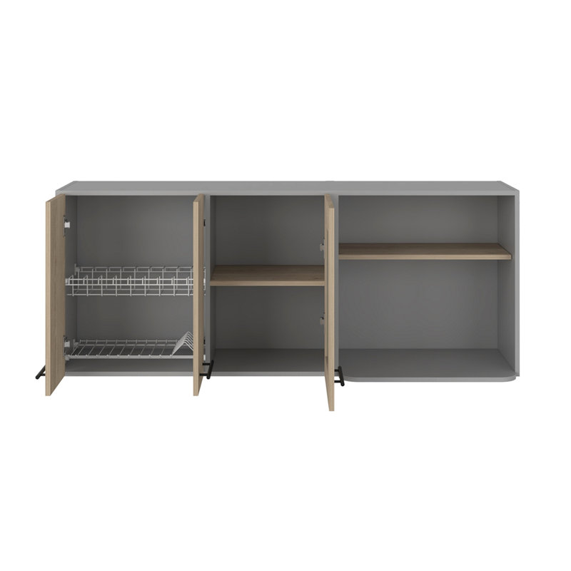 Armoire murale, support, armoire en verre, porte double