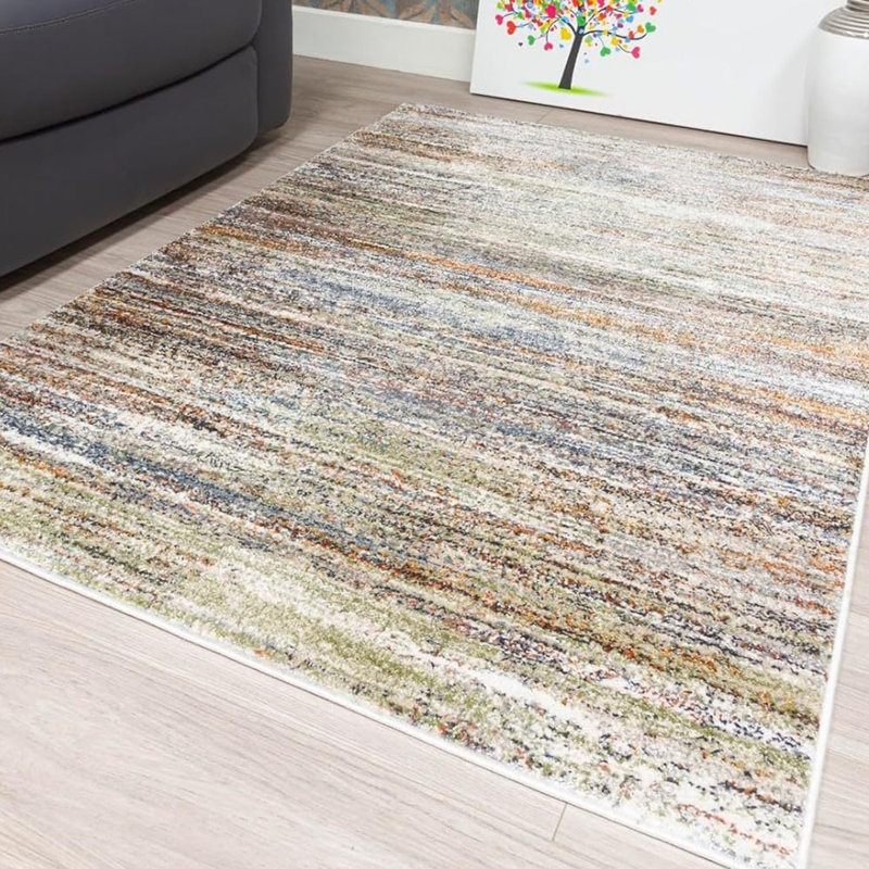Abstract Machine Tufted 220cm X 160cm Area Rug