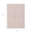 Tapis intérieur lavable abstrait 9 pi x 12 pi rose