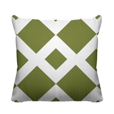 Farrell Geometric Triangles Indoor/Outdoor Throw Pillow