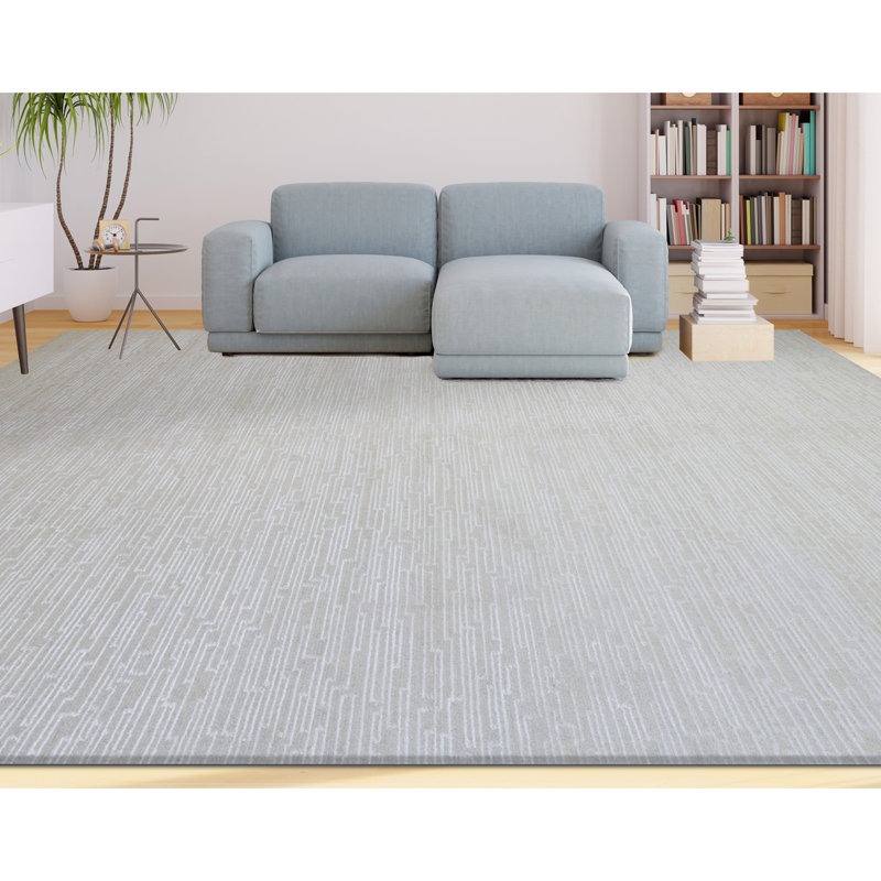 Hand Knotted Indoor Rug, Rectangle 6' x 9'