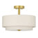 Nichoel Fabric Semi Flush Mount