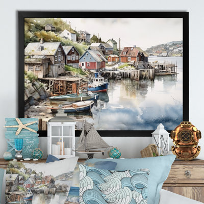 " Small Town Harbour Norway I "