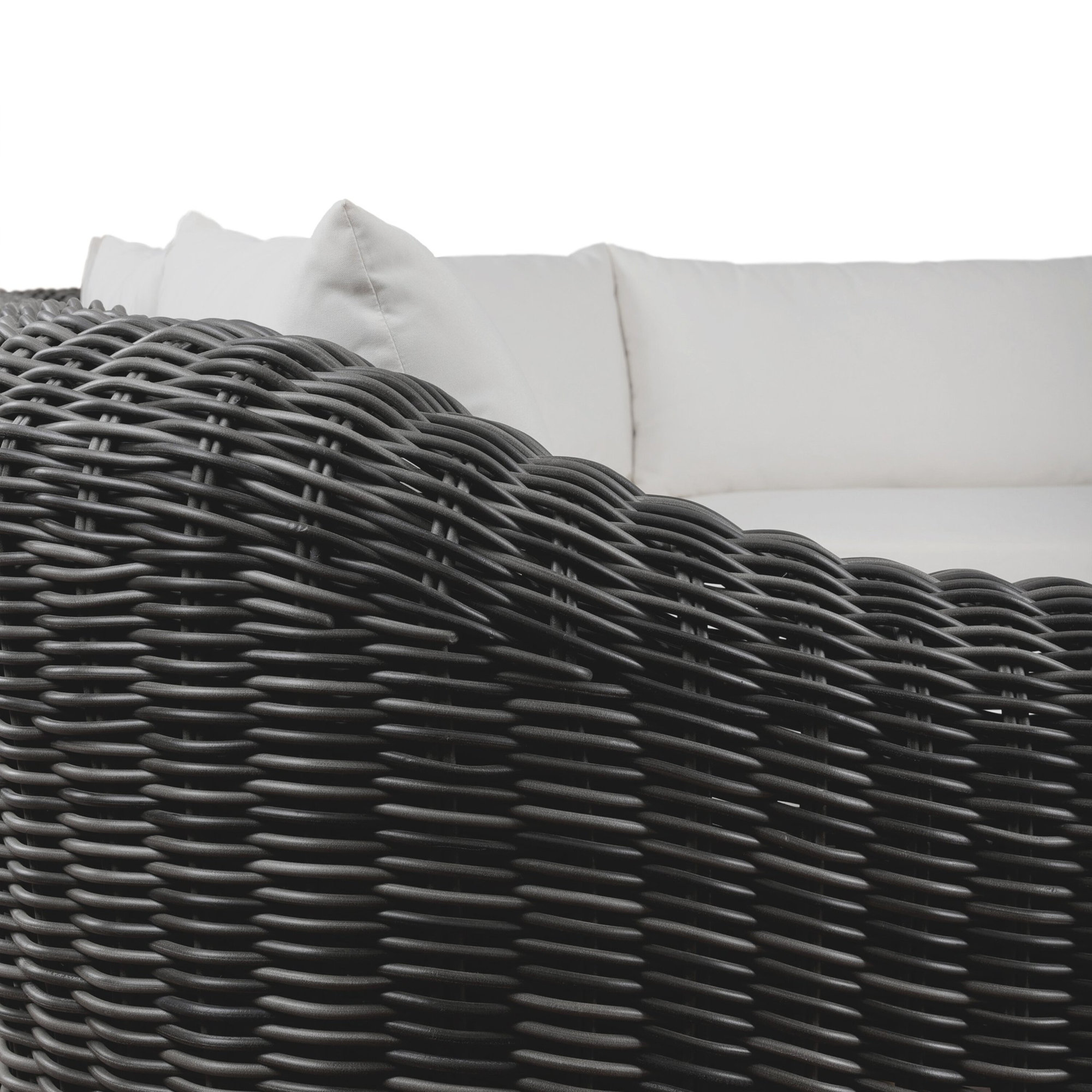 Cosha Upholstered Sectional, Charcoal