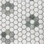 10 in. x 11 in. Marble Tile