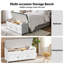 39.5" Shoe Storage Bench with Lift-Top Storage and Removable Cushion, Shoe Bench with Barn Doors and Adjustable Shelf for Entryway, Bedroom-973577134-1002295054