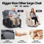 Aayansh Upholstered Recliner Heated Massage Chair-1035386422-1035941707