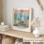 Plage et bord de mer Claude Monet - Impression, lever de soleil, reproduction d'art classique sans cadre-1043494411